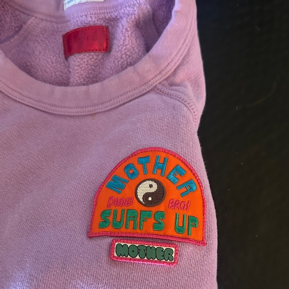 Mother- Purple Surf's Up sweatshirt - Picture 3 of 3
